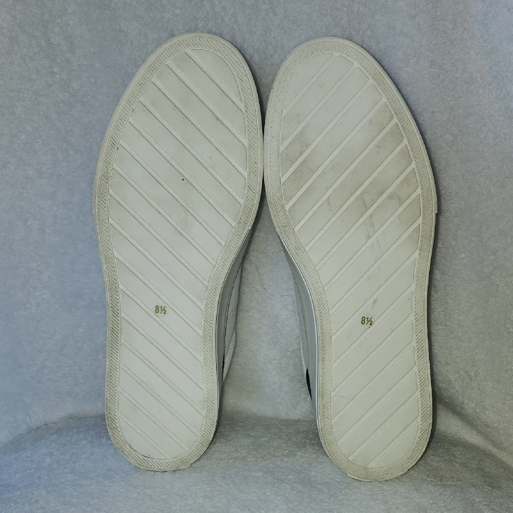 J Slides Women's Platform Sneakers in Black and White